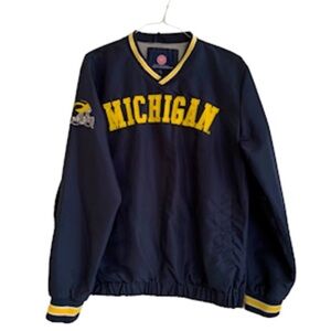 Vintage Michigan Football Windbreaker Men’s Medium, Lined
